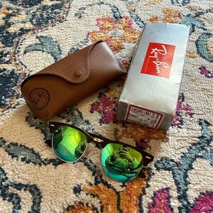 Ray-Ban Clubmaster Flash Lenses Sunglasses